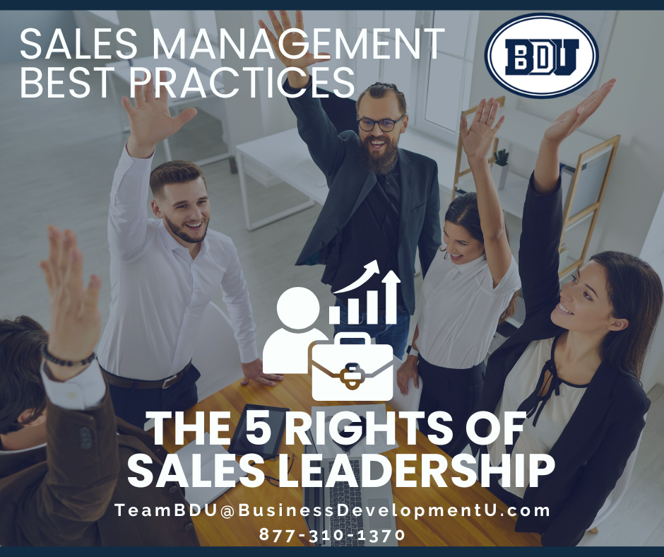 sales management best practices