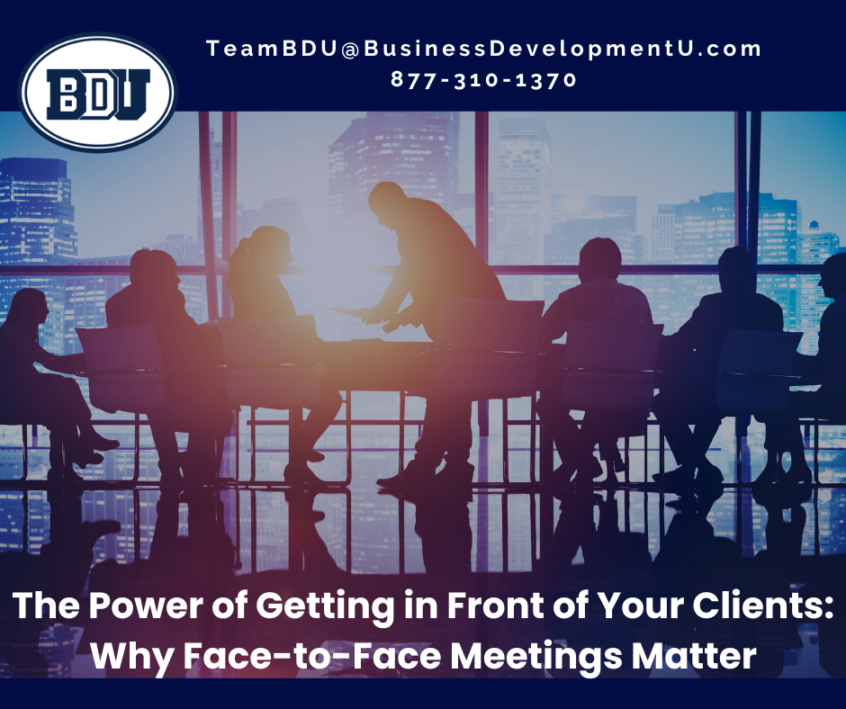 Why Face to Face Meetings Matter